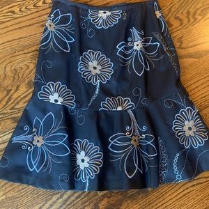 Loft knee length skirt